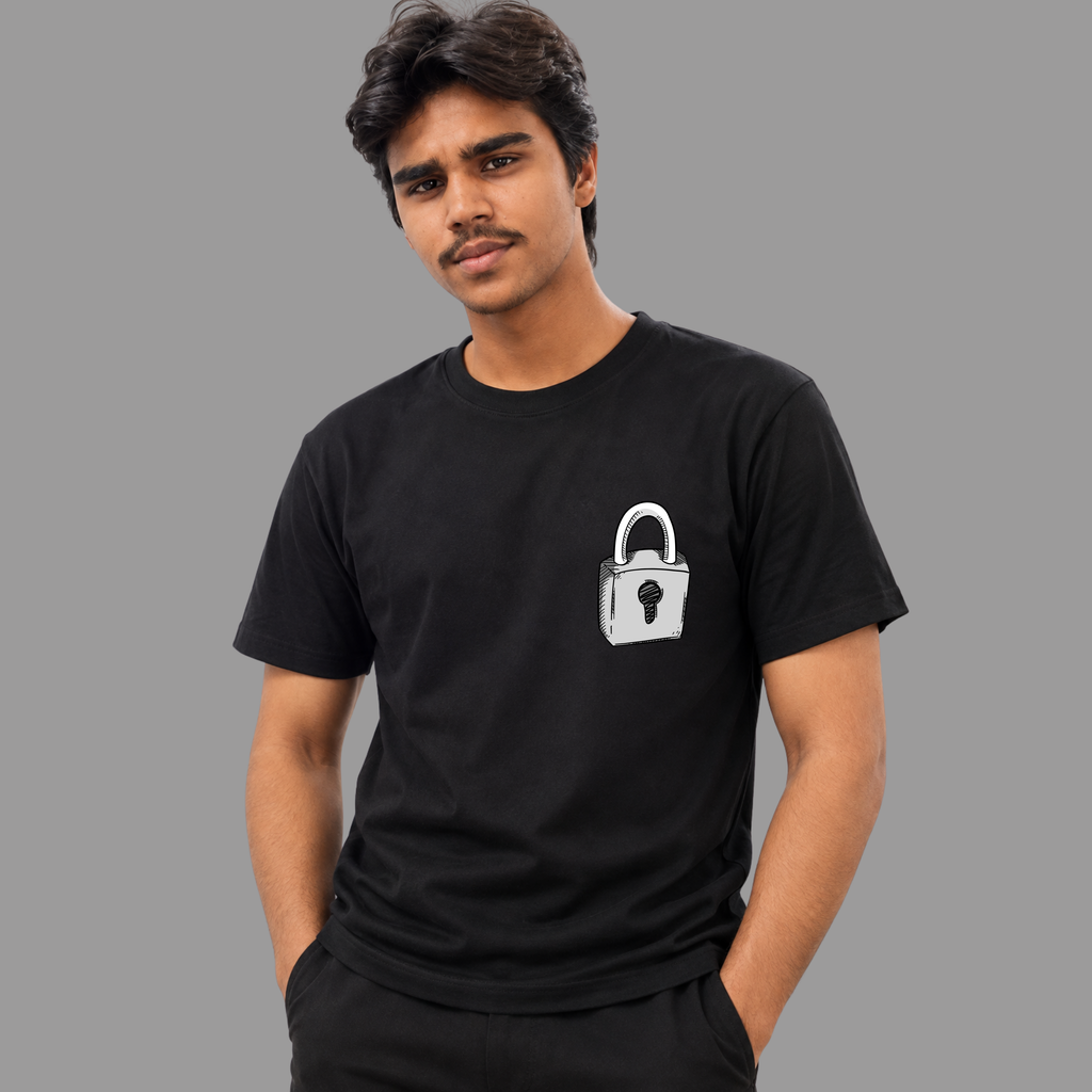 Padlock Pocket-Graphic Tee