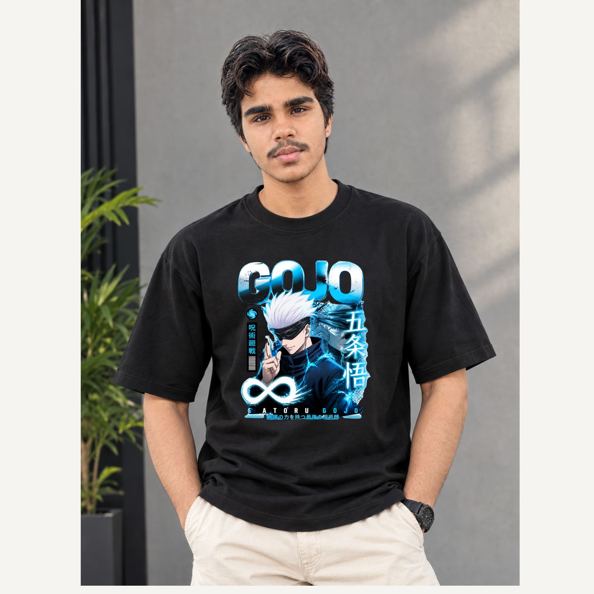 Satoru Gojo Graphic T-Shirt – Jujutsu Kaisen Anime Tee | Print Wink