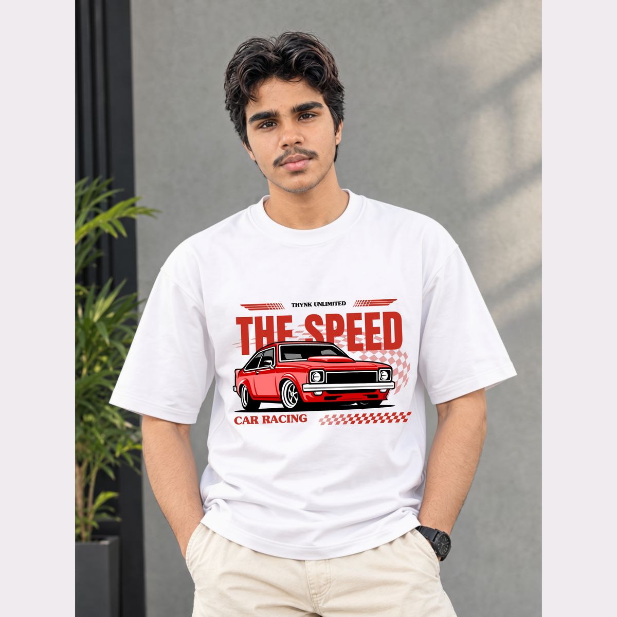 Stylish Car Racing T-Shirt Design for Speed Enthusiasts