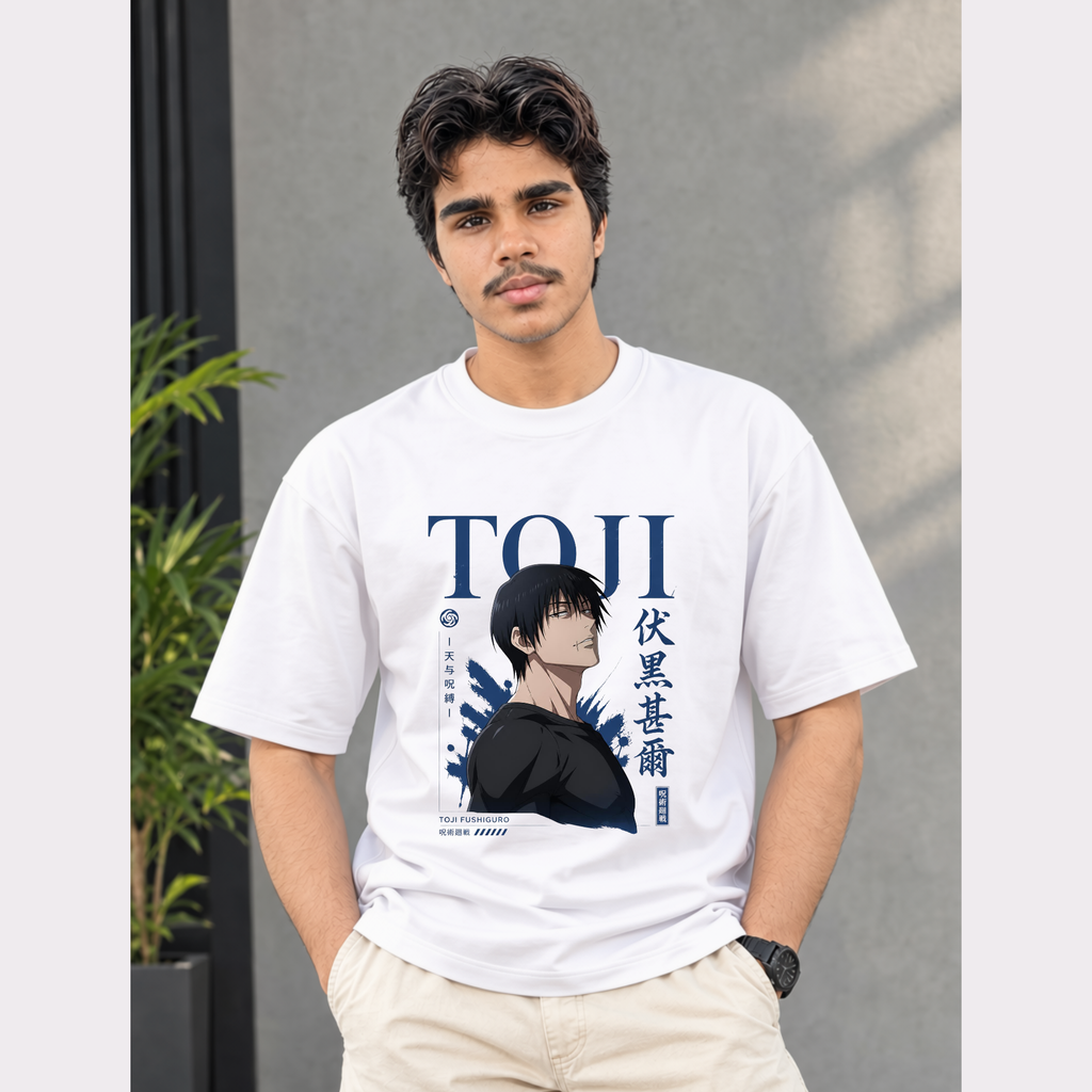 Toji Fushiguro Graphic T-Shirt – Jujutsu Kaisen Anime Tee | Print Wink