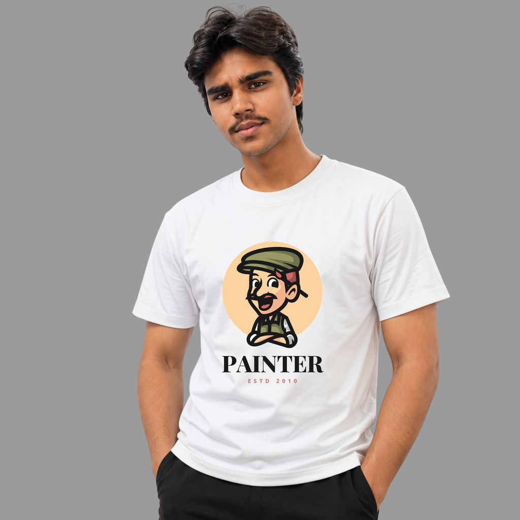 Stylish Painter Graphic Tee for Creative Individuals