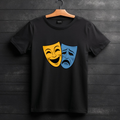 Comedy & Tragedy Drama Masks Graphic Tee