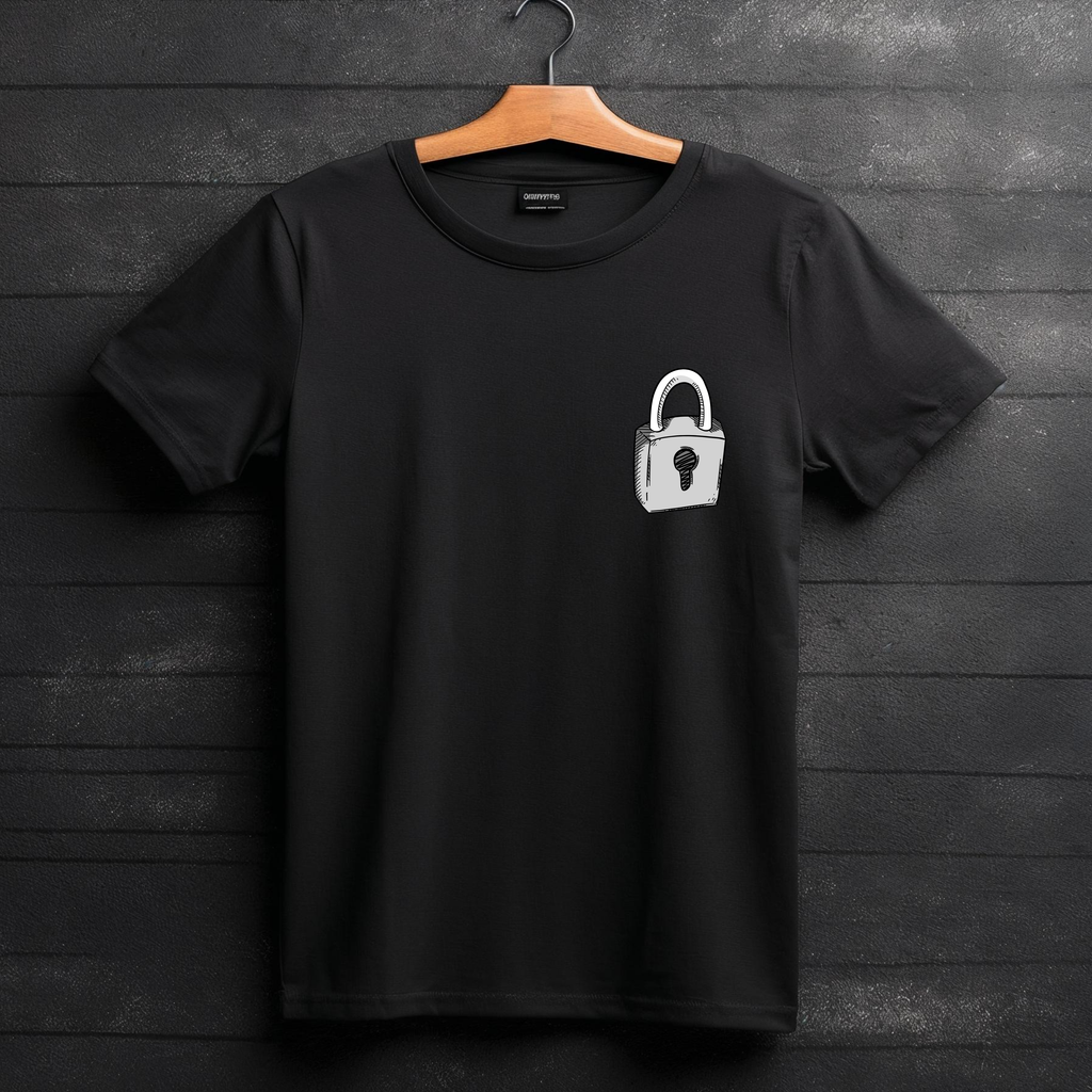 Padlock Pocket-Graphic Tee