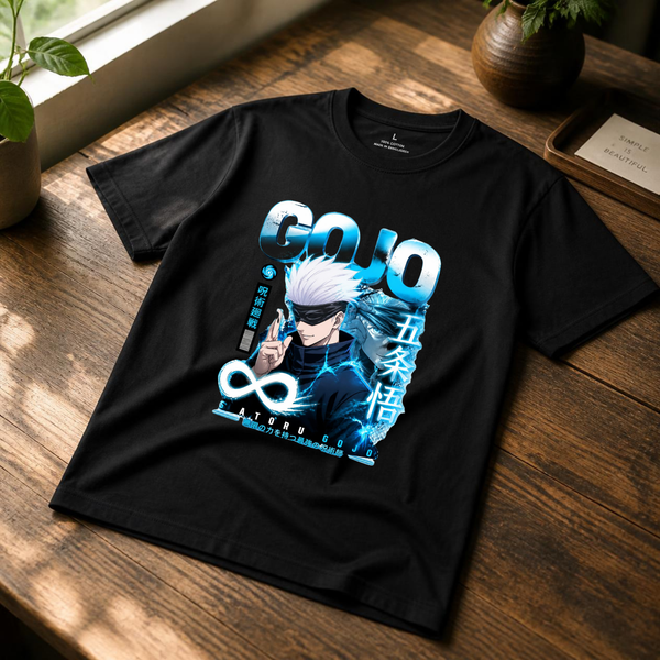 Satoru Gojo Graphic T-Shirt – Jujutsu Kaisen Anime Tee | Print Wink