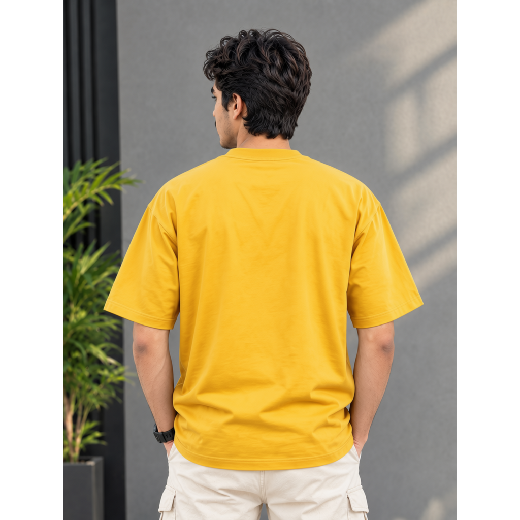 Men's Oversized Break Rules Graphic T-Shirt - Drop Shoulder