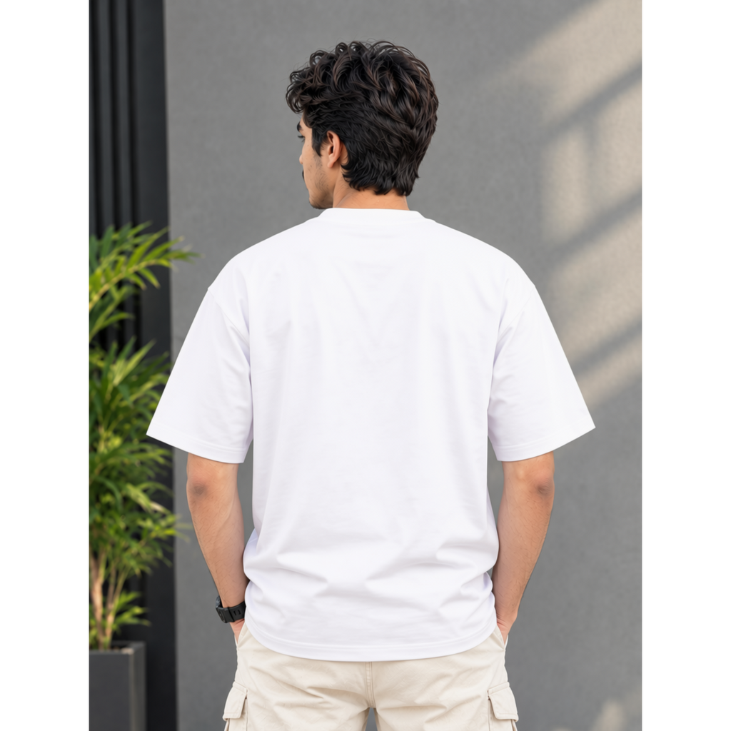 Men's Oversized Break Rules Graphic T-Shirt - Drop Shoulder (Copy)