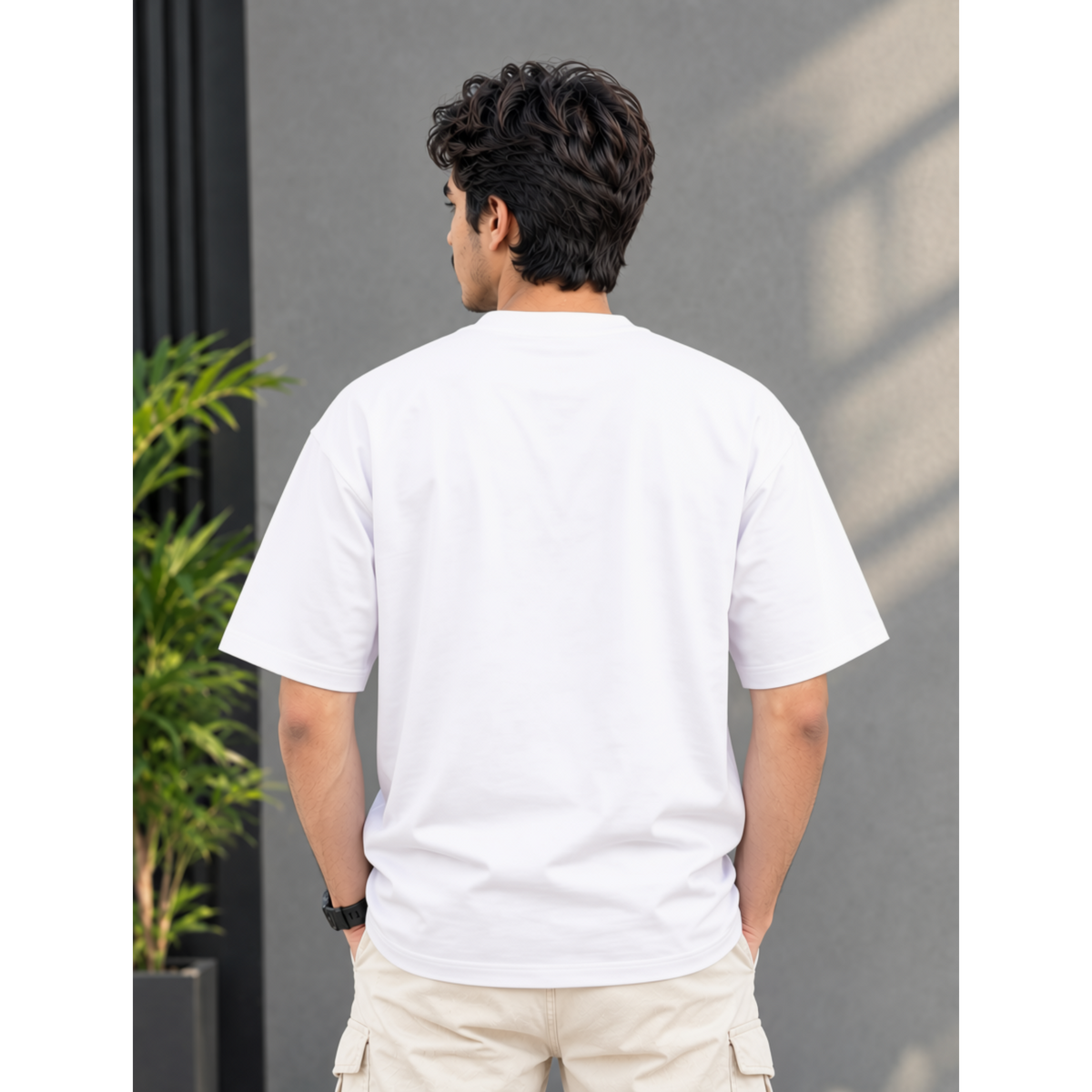 Men's Oversized Break Rules Graphic T-Shirt - Drop Shoulder (Copy)