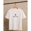 Men's Oversized Shadow Ninja Graphic T-Shirt - White Drop Shoulder