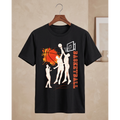 Men's Oversized Basketball Graphic T-Shirt - Drop Shoulder