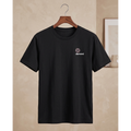 Men's Oversized Diamond Geometric Graphic T-Shirt - Black Drop Shoulder