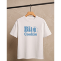 Men's Oversized Bit Cookie Graphic T-Shirt - White Drop Shoulder
