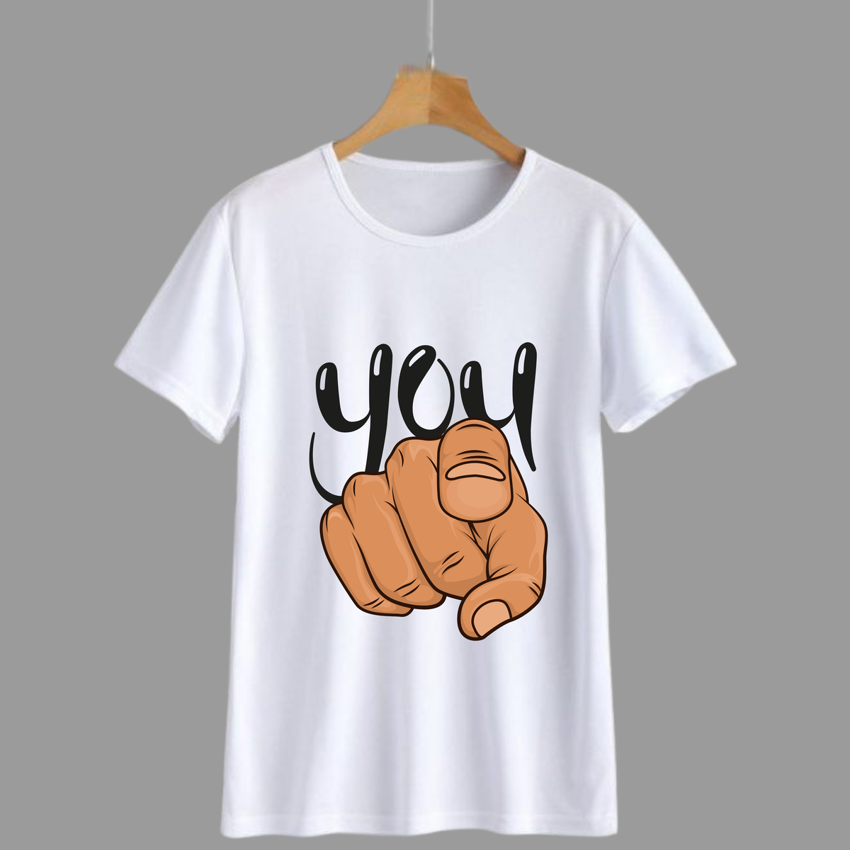 "YOU" Pointing Hand Graphic Tee