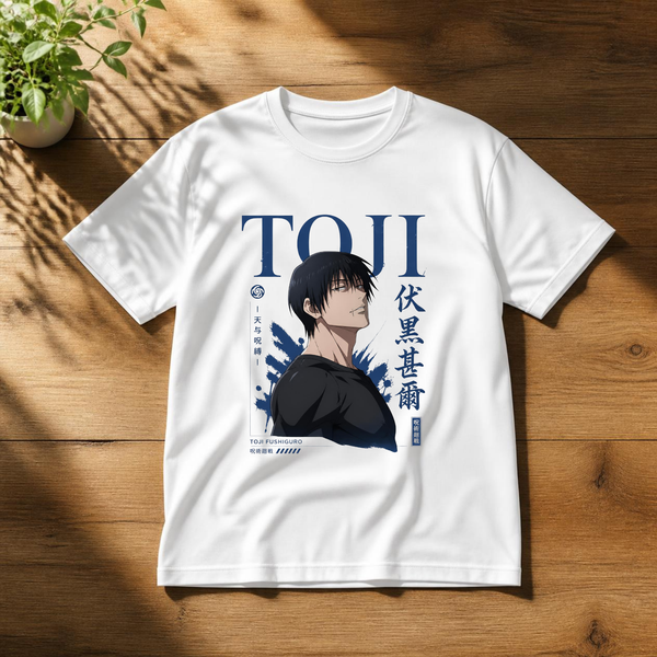 Toji Fushiguro Graphic T-Shirt – Jujutsu Kaisen Anime Tee | Print Wink